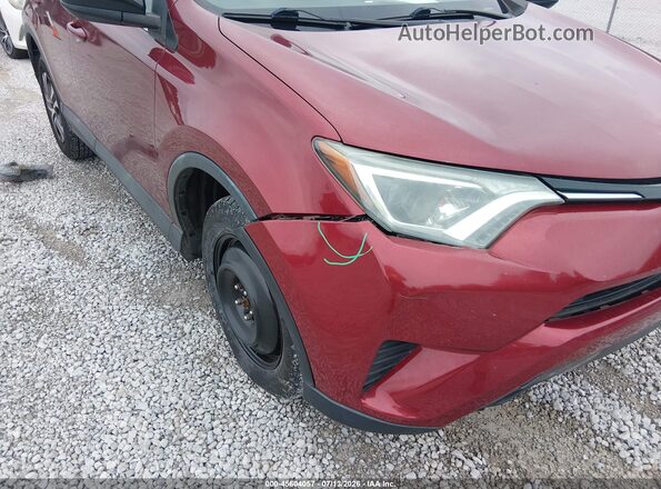 2T3ZFREV5JW418744 2018 TOYOTA RAV4 Red Вид спереду