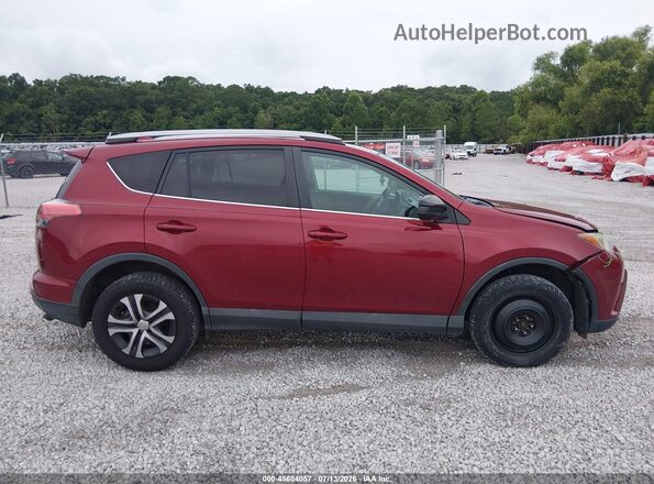 2T3ZFREV5JW418744 2018 TOYOTA RAV4 Red Вид задньої частини салону