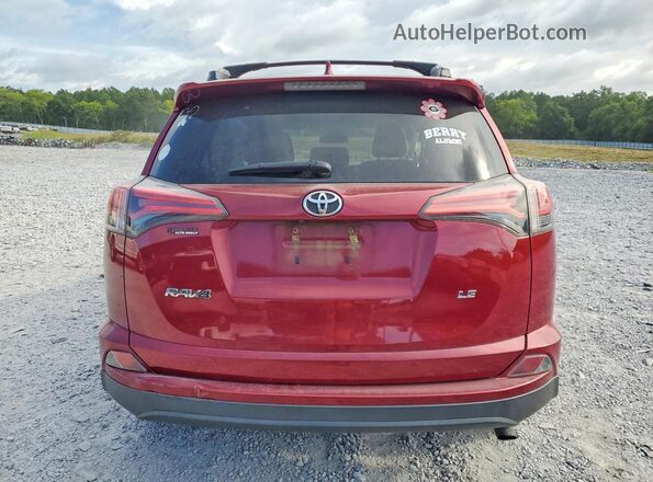 2T3ZFREV5JW513093 2018 TOYOTA RAV4 Red Հետևի տեսք