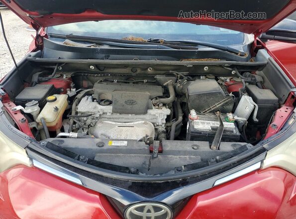 2T3ZFREV6HW362632 2017 TOYOTA RAV4 Red Vista interior trasera
