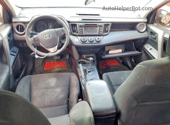 2T3ZFREV6HW362632 2017 TOYOTA RAV4 Red Vista del salpicadero