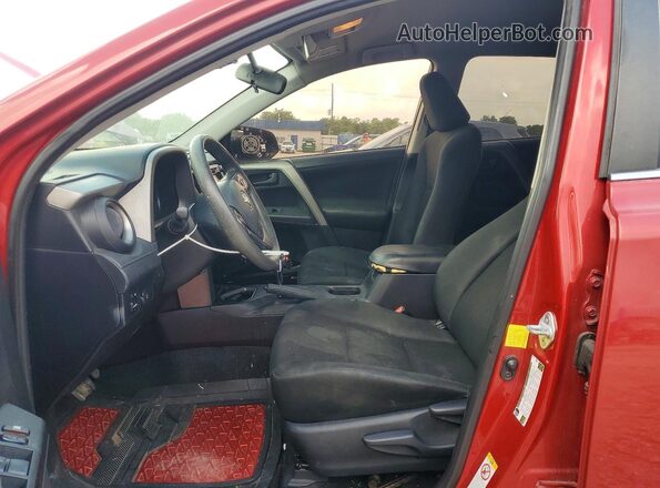 2T3ZFREV6HW362632 2017 TOYOTA RAV4 Red Vista interior delantera