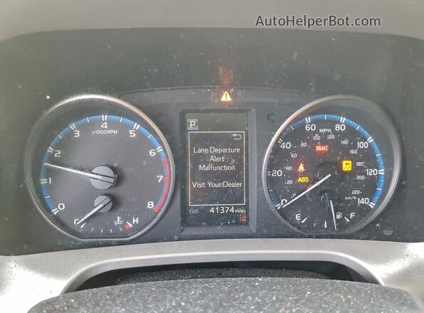 2T3ZFREV6HW367183 2017 TOYOTA RAV4 Серый Вид щитка приборов