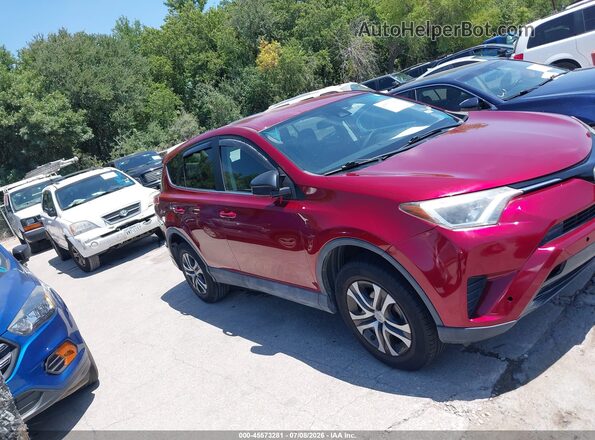 2T3ZFREV6JW436492 2018 TOYOTA RAV4 Red Սալոնի հետևի տեսք