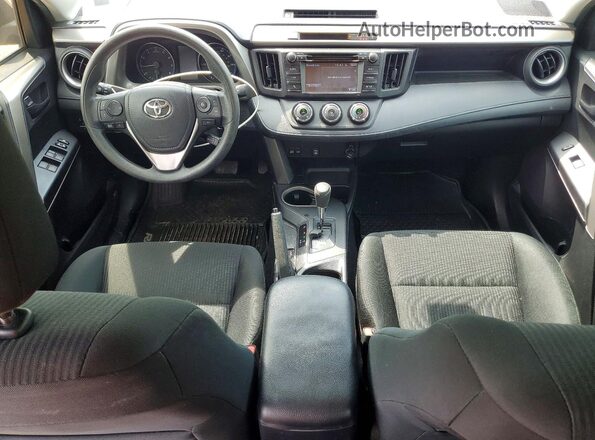 2T3ZFREV6JW463031 2018 TOYOTA RAV4 Blue Dashboard view
