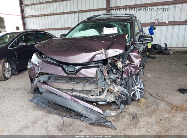 2T3ZFREV6JW514608 2018 TOYOTA RAV4 Purple Widok z przodu