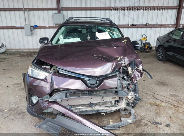 2T3ZFREV6JW514608 2018 TOYOTA RAV4 Purple Widok zestawu wskaźników