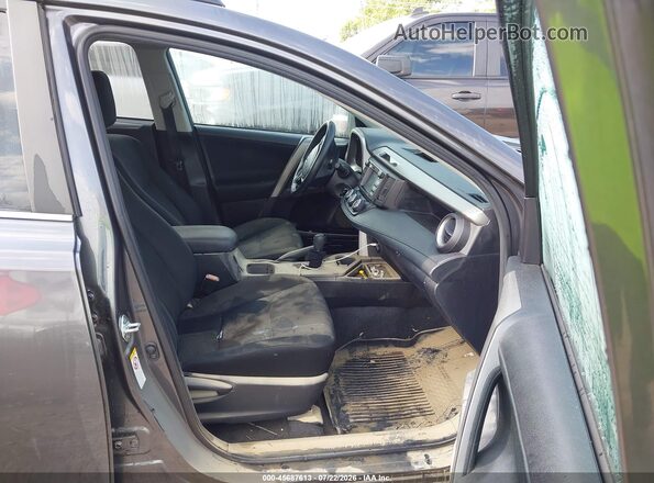 2T3ZFREV7GW247648 2016 TOYOTA RAV4 Gray წინა სალონის ხედი