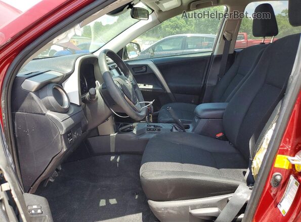 2T3ZFREV7JW516643 2018 TOYOTA RAV4 Red Vista interior delantera