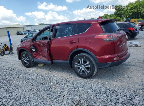 2T3ZFREV7JW516643 2018 TOYOTA RAV4 Red Trasero izquierdo