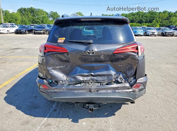 2T3ZFREV9HW348045 2017 TOYOTA RAV4 Gray Вид ззаду
