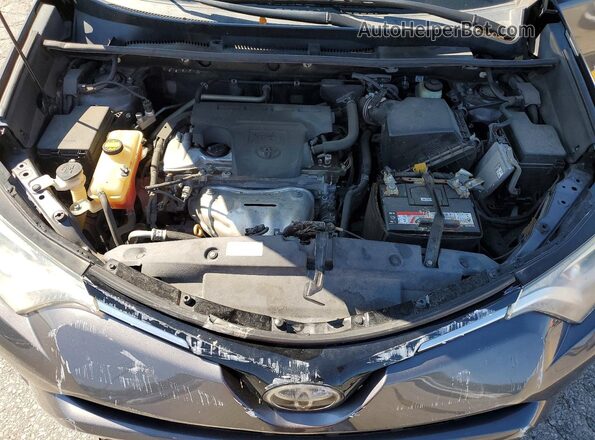 2T3ZFREV9HW348045 2017 TOYOTA RAV4 Gray Вид підкапотного простору