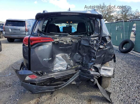 2T3ZFREVXGW249037 2016 TOYOTA RAV4 Gray Вид ззаду