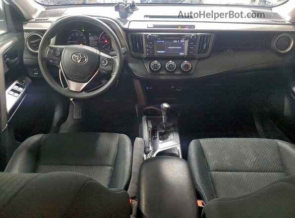 2T3ZFREVXHW343551 2017 TOYOTA RAV4 White Dashboard view