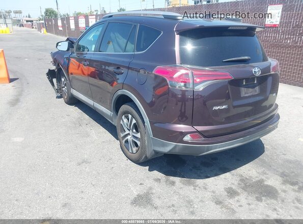 2T3ZFREVXJW429125 2018 TOYOTA RAV4 Maroon უკანა მარცხენა