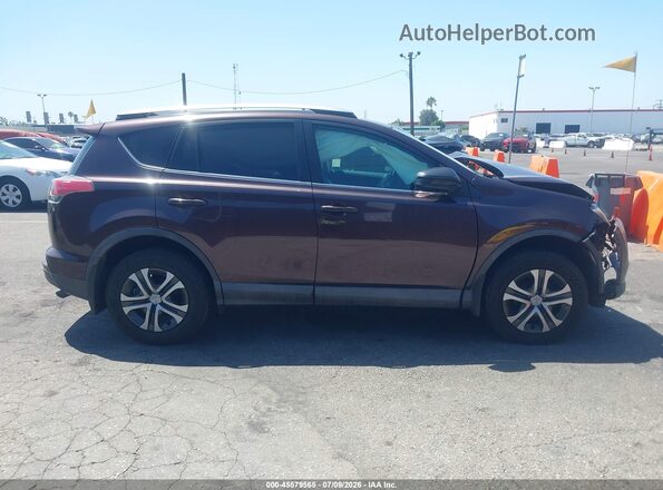 2T3ZFREVXJW429125 2018 TOYOTA RAV4 Maroon ხელსაწყოთა პანელის ხედი