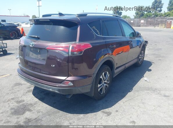 2T3ZFREVXJW429125 2018 TOYOTA RAV4 Maroon უკანა მარჯვენა