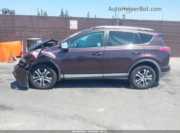 2T3ZFREVXJW429125 2018 TOYOTA RAV4 Maroon უკანა სალონის ხედი