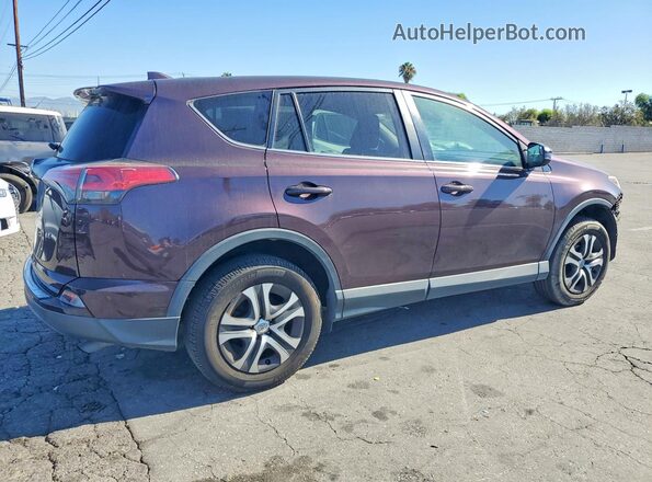 2T3ZFREVXJW478390 2018 TOYOTA RAV4 Burgundy უკანა მარჯვენა