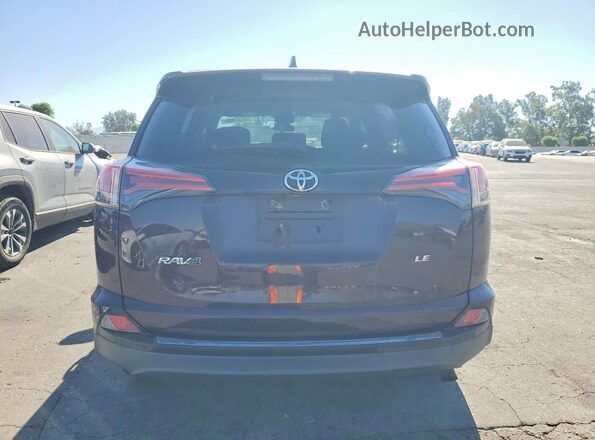 2T3ZFREVXJW478390 2018 TOYOTA RAV4 Burgundy უკანა ხედი