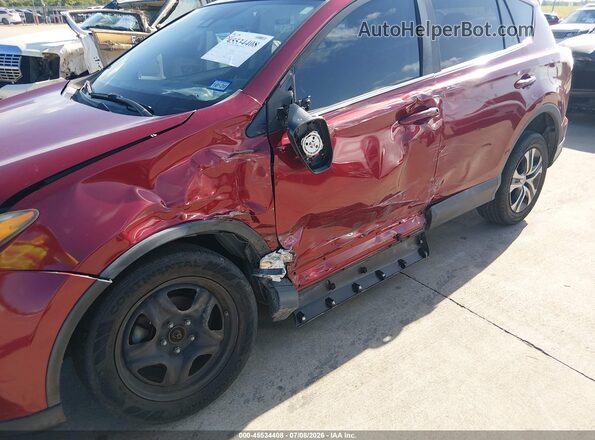 2T3ZFREVXJW495920 2018 TOYOTA RAV4 Red Widok z przodu