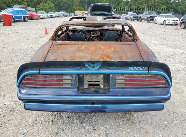 2U87U8N134782 1978 PONTIAC FIREBIRD Blue Հետևի տեսք