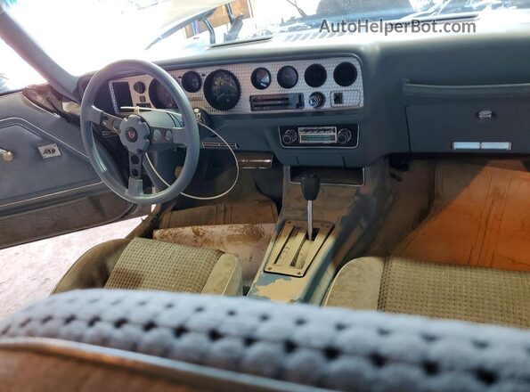 2W87K9L124432 1979 PONTIAC FIREBIRD Желто-коричневый Вид панели приборов