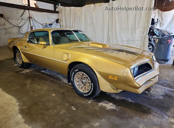 2W87Z8N154049 1978 PONTIAC FIREBIRD Gold Front right