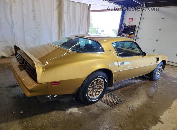 2W87Z8N154049 1978 PONTIAC FIREBIRD Gold Rear right