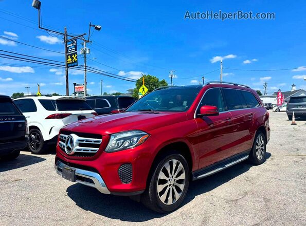4JGDF6EE1HA790725 2017 MERCEDES-BENZ GLS Burgundy Tył lewy