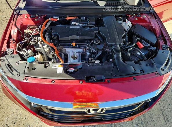 1HGCV3F12LA013526 2020 HONDA ACCORD Burgundy ძრავის განყოფილების ხედი