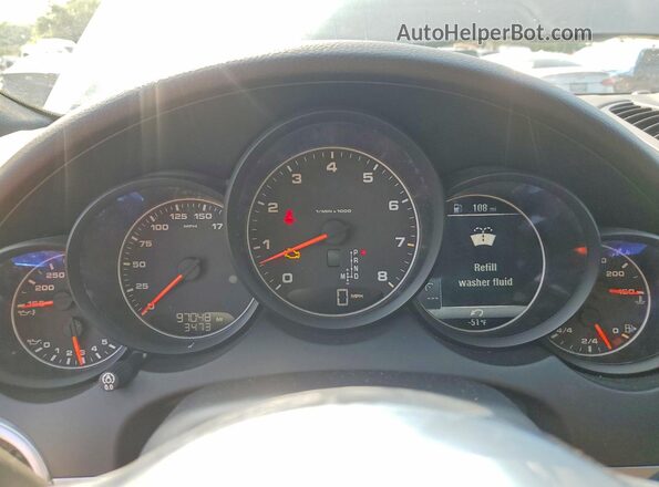WP1AA2A25HKA85543 2017 PORSCHE CAYENNE Black Вид задніх сидінь