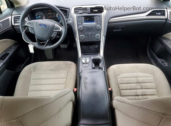 3FA6P0G78KR160984 2019 FORD FUSION Черный Вид щитка приборов
