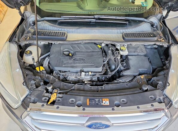1FMCU9GD6HUD02066 2017 FORD ESCAPE Charcoal VIN კოდის სტიკერის ხედი