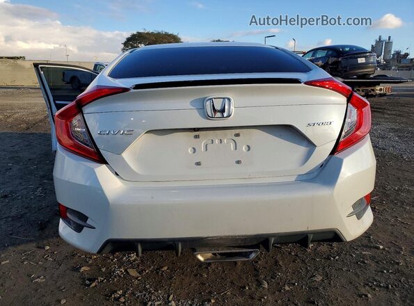 2HGFC2F83KH526214 2019 HONDA CIVIC White Вид салону спереду