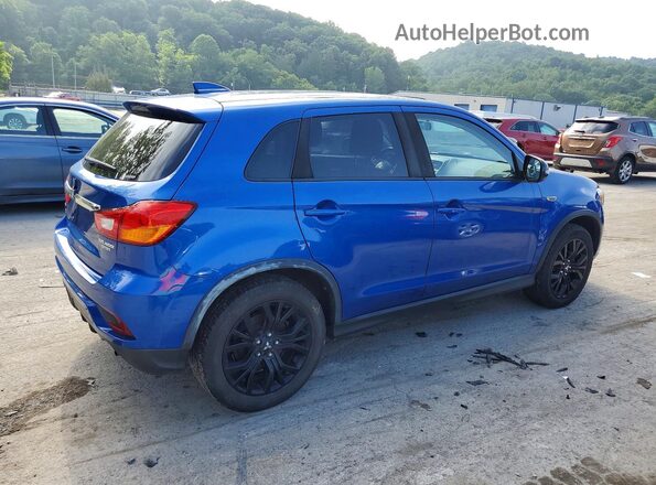JA4AR3AU2JZ028970 2018 MITSUBISHI OUTLANDER Blue Передня права чверть