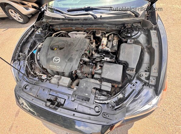 JM1GL1V52H3128603 2017 MAZDA 6 Black წინა პანელის ხედი