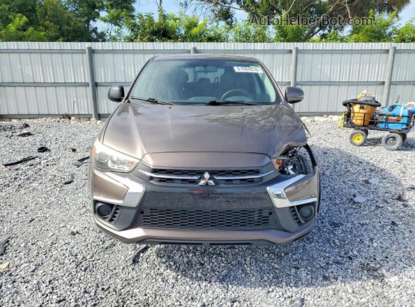 JA4AP3AU1KU021139 2019 MITSUBISHI OUTLANDER Brown Вид ззаду