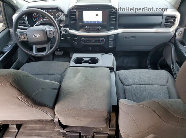 1FTFW1E55MFA67294 2021 FORD F150 Blue Вид щитка приладів
