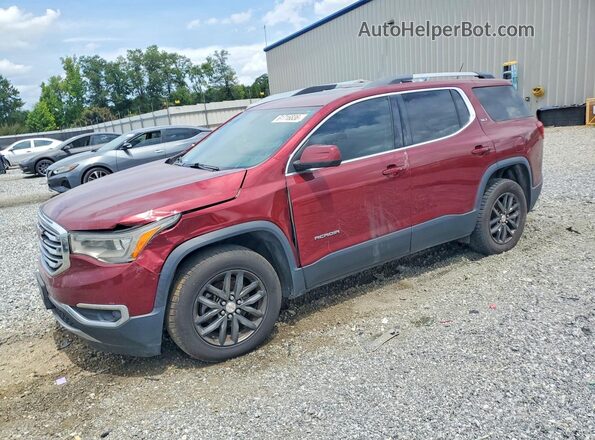 1GKKNULS6HZ184693 2017 GMC ACADIA Красный Задняя левая четверть