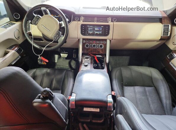 SALGS2EF6GA290274 2016 LAND ROVER RANGE White Вид щитка приладів