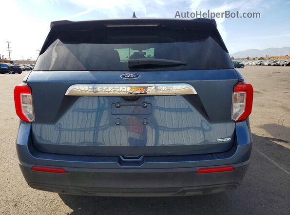 1FMSK7BH2LGB31081 2020 FORD EXPLORER Blue Widok wnętrza z przodu