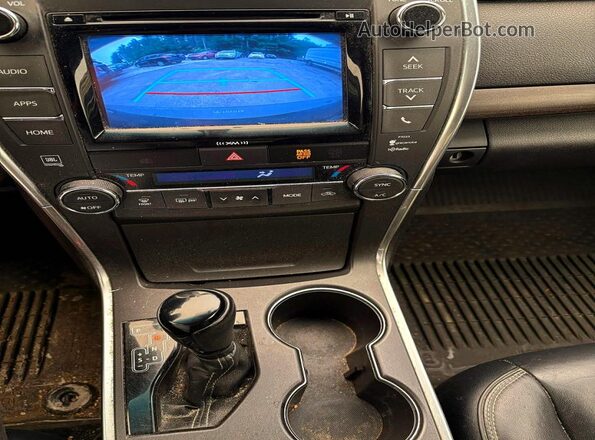 4T1BF1FK7HU694322 2017 TOYOTA CAMRY Black Instrument cluster view