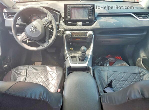 JTMH1RFV1KJ009634 2019 TOYOTA RAV4 Красный Вид щитка приборов