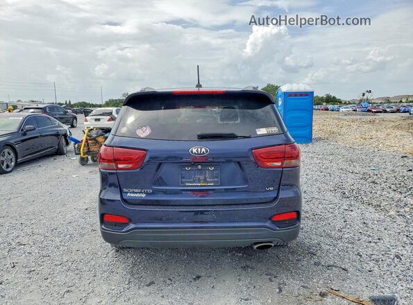 5XYPG4A57LG697435 2020 KIA SORENTO Синий Вид салона спереди