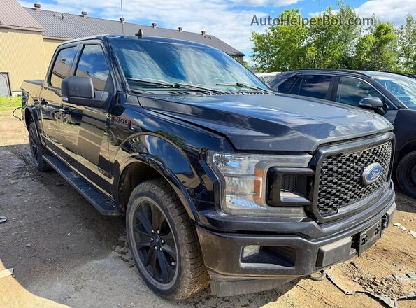 1FTEW1E42KFC90537 2019 FORD F150 Black Задня ліва чверть