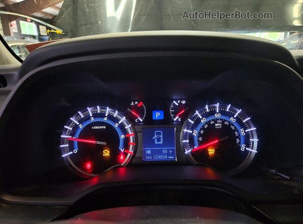 JTEBU5JRXG5372056 2016 TOYOTA 4RUNNER Черный Вид задних сидений
