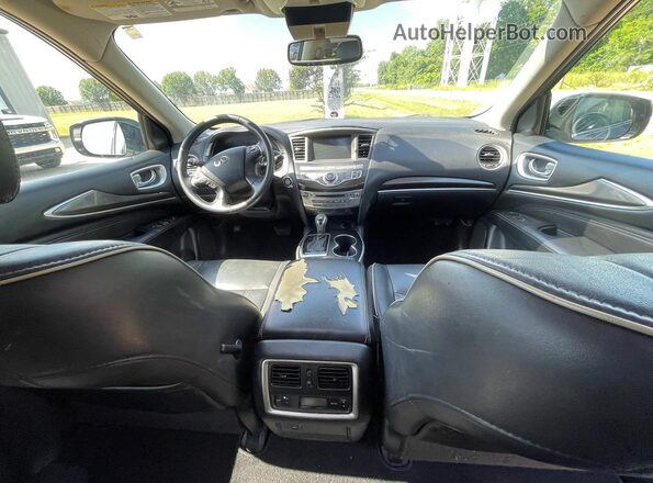 5N1DL0MM7JC534131 2018 INFINITI QX60 Silver Vista de los asientos traseros