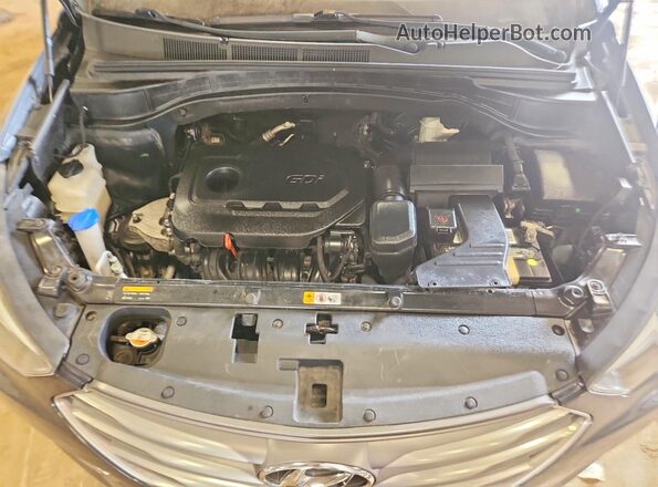 5NMZT3LB3HH039433 2017 HYUNDAI SANTA Синий Вид наклейки с VIN-кодом