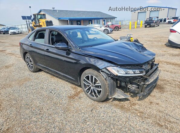 3VW7W7BU2TM029438 2026 VOLKSWAGEN JETTA Black Դիմացի տեսք